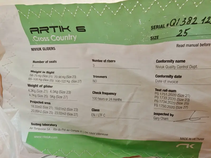 Niviuk Artik 6