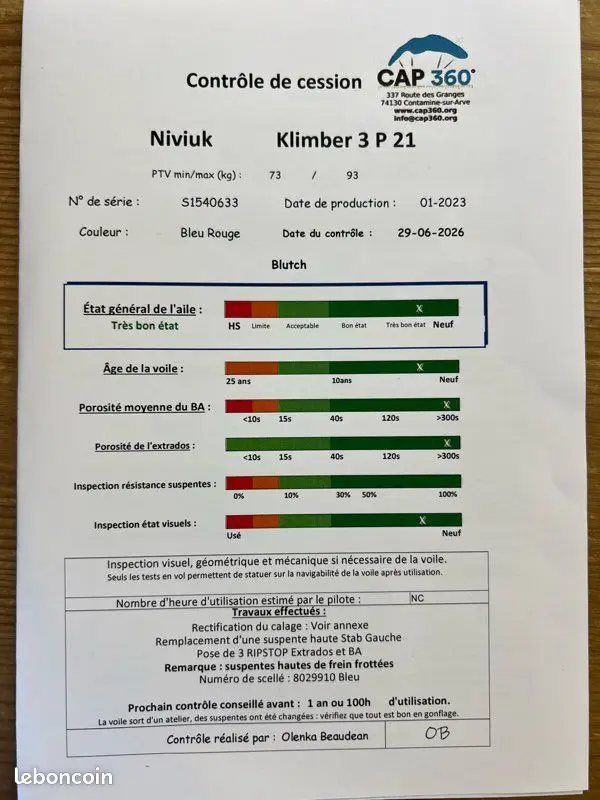 Niviuk Klimber 3 P